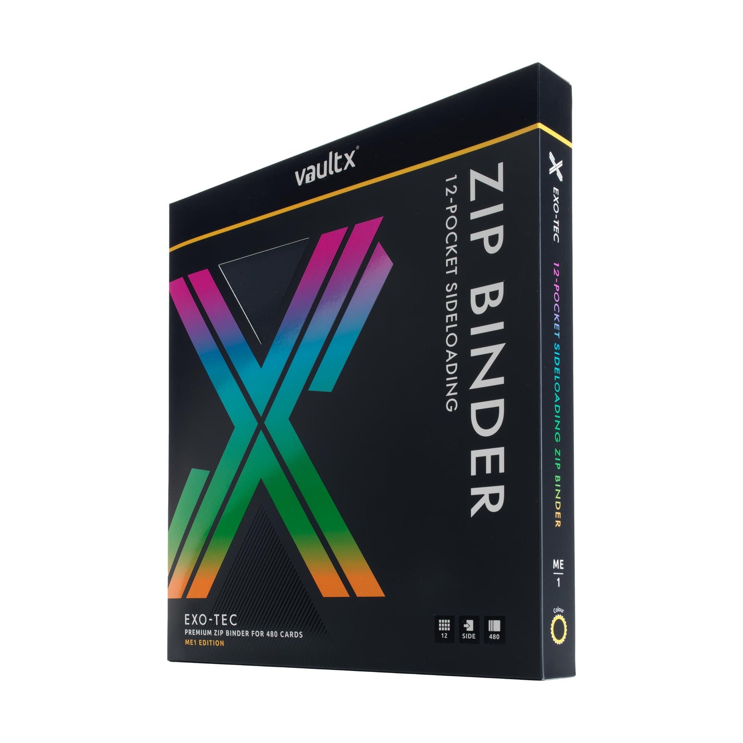 12-Pocket Exo-Tec® Zip Binder ME1