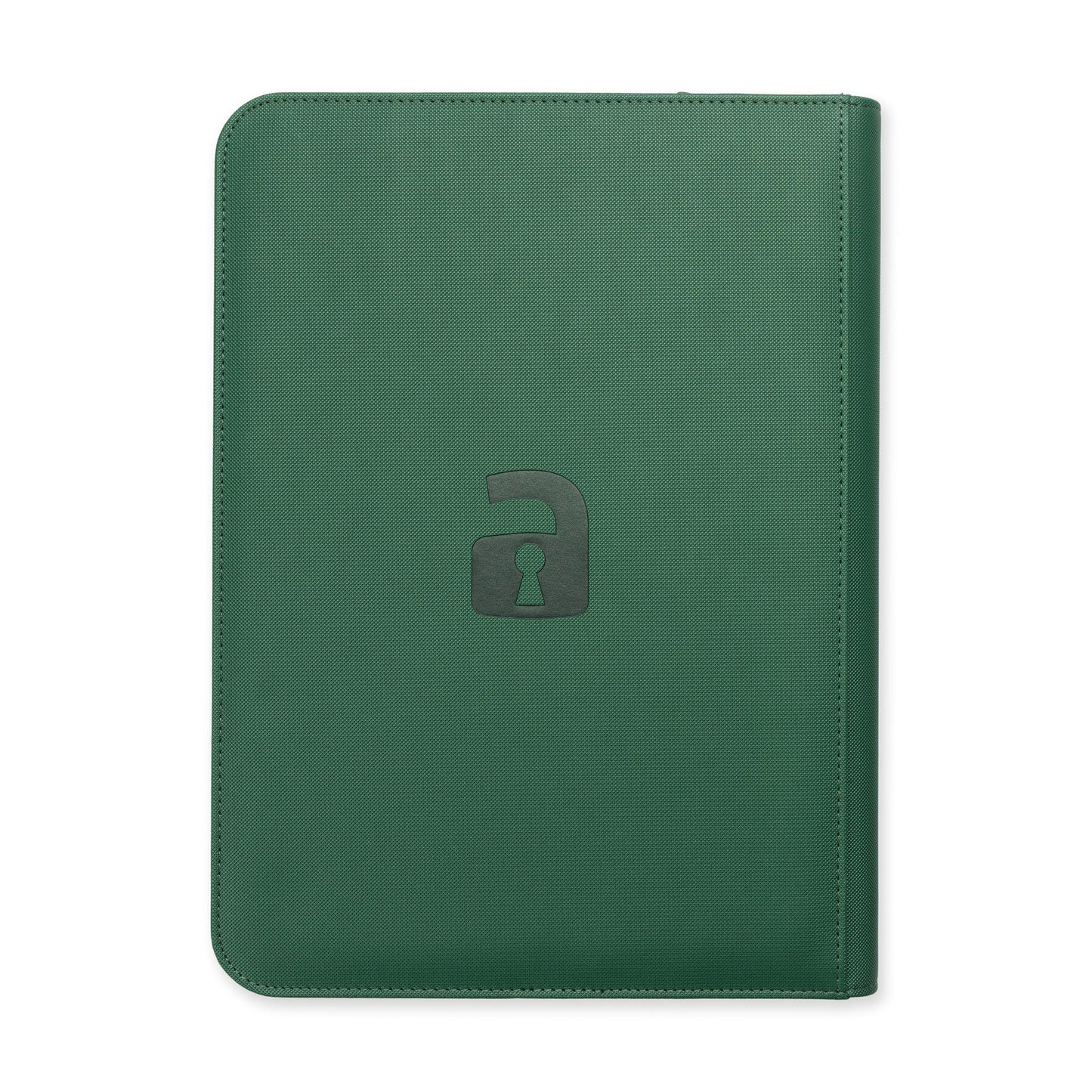 9-Pocket Exo-Tec® Zip Binder Metallic Green