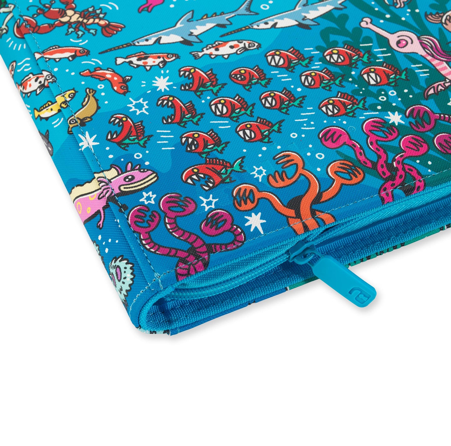 9-Pocket Exo-Tec® Zip Binder Water: Osare