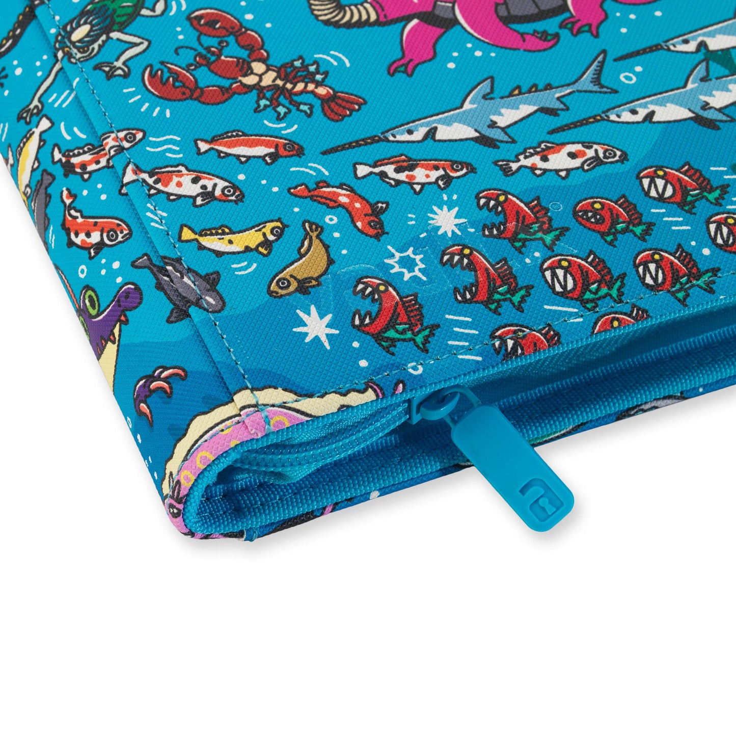 4-Pocket Exo-Tec® Zip Binder Water: Osare