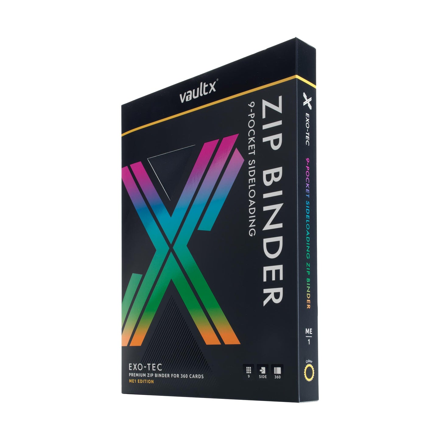 9-Pocket Exo-Tec® Zip Binder ME1