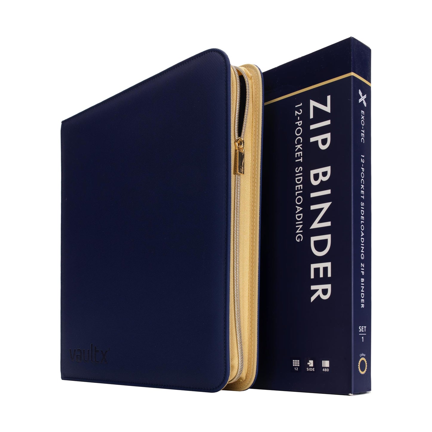 12-Pocket Exo-Tec® Zip Binder SET1