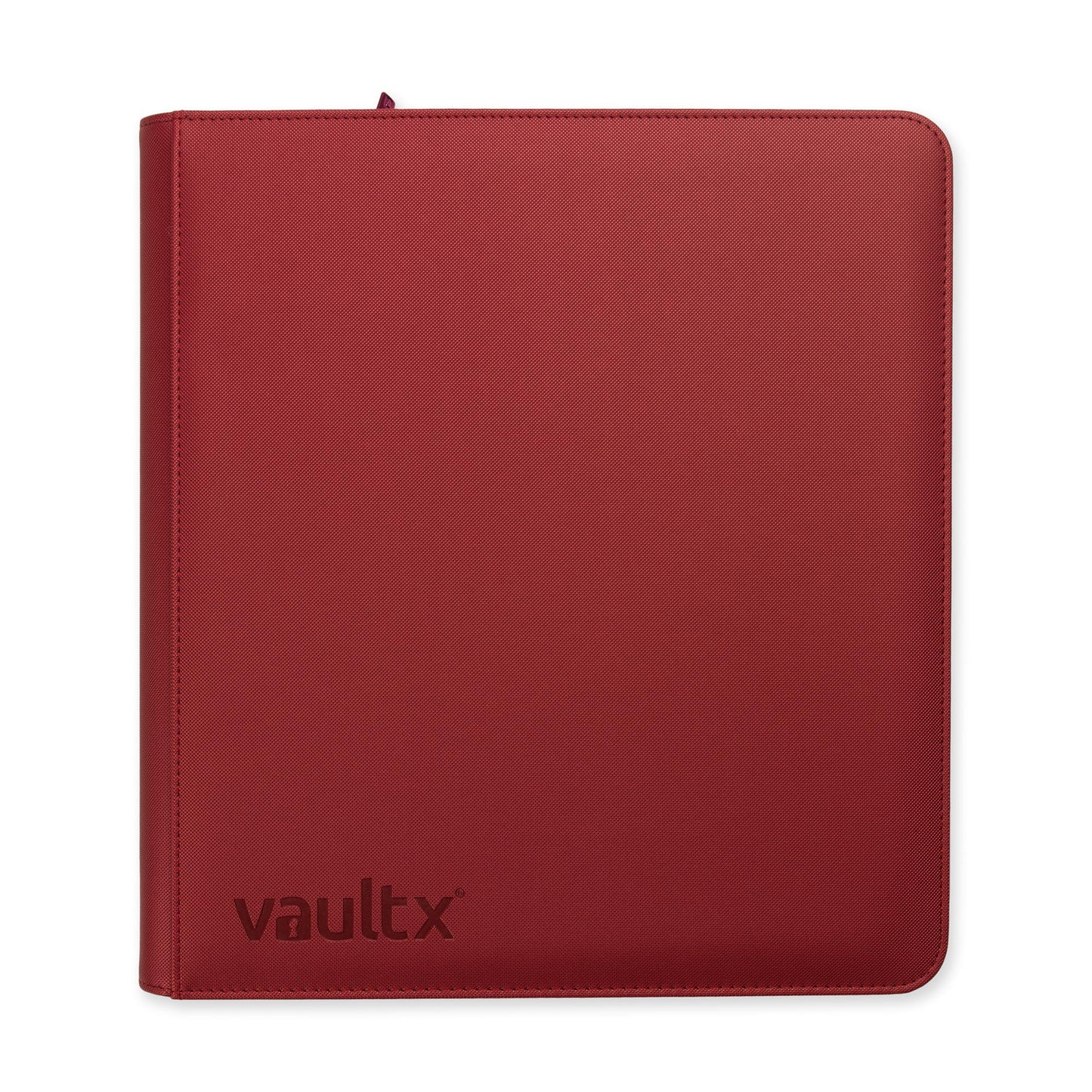 12-Pocket Exo-Tec® Zip Binder Metallic Red