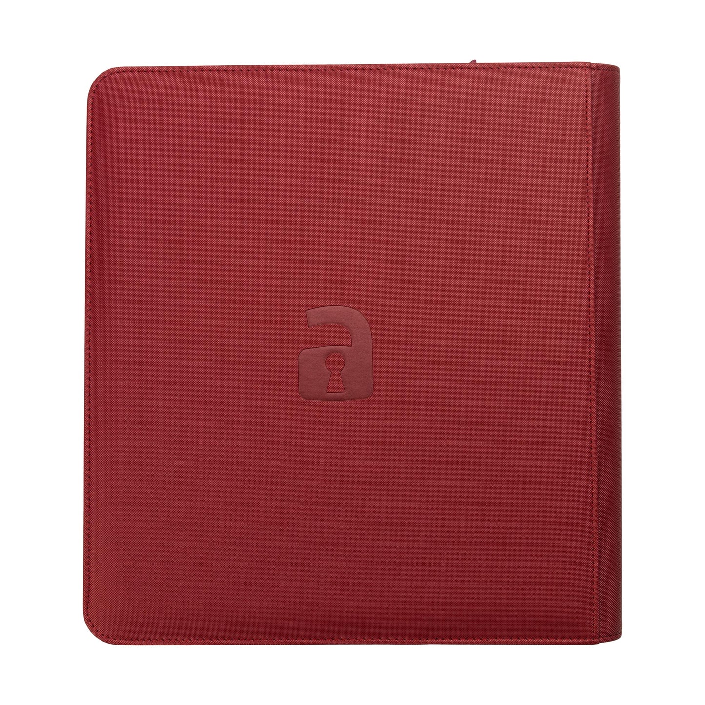 12-Pocket Exo-Tec® Zip Binder Metallic Red