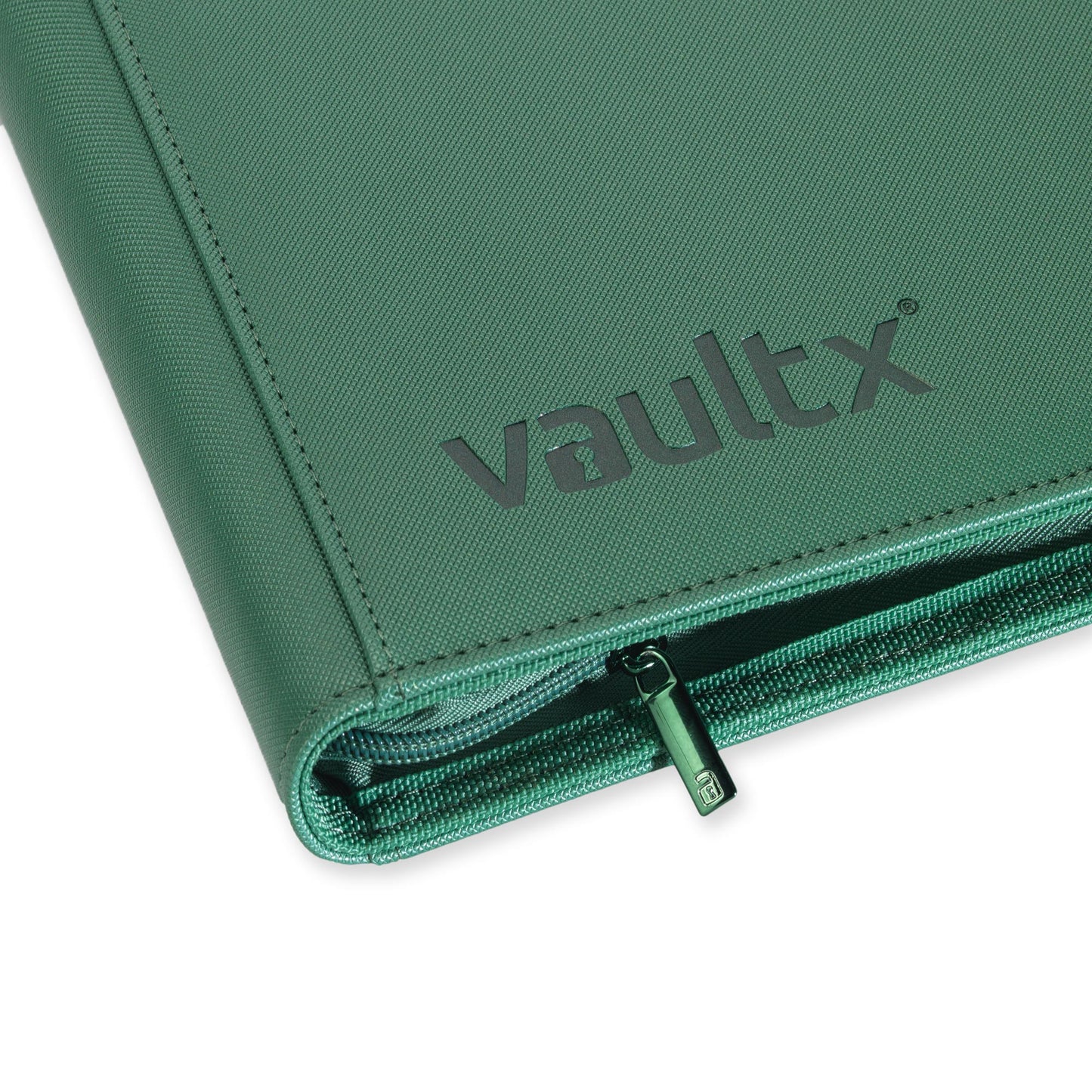 9-Pocket Exo-Tec® Zip Binder Metallic Green