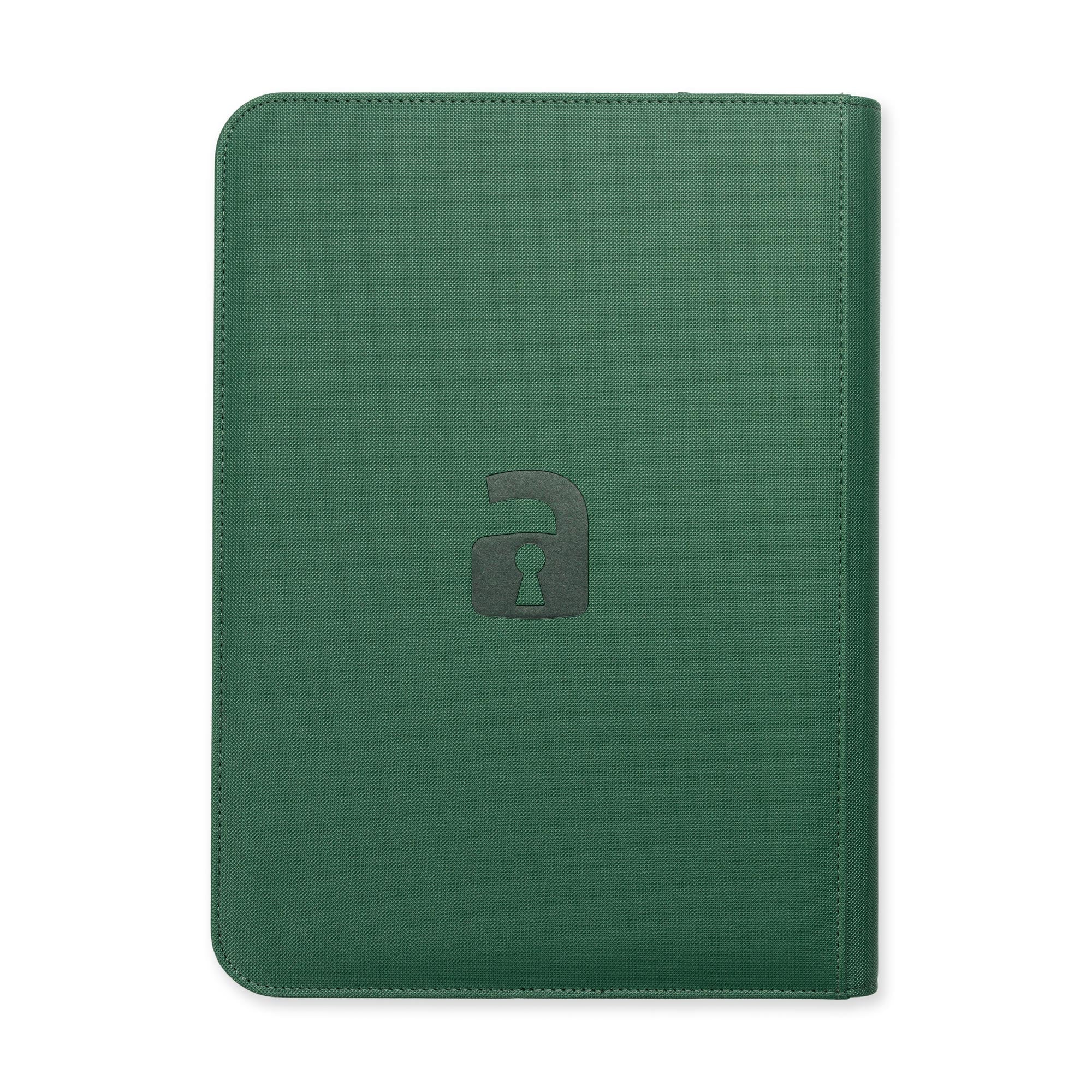 9-Pocket Exo-Tec® Zip Binder Metallic Green – Vault X UK