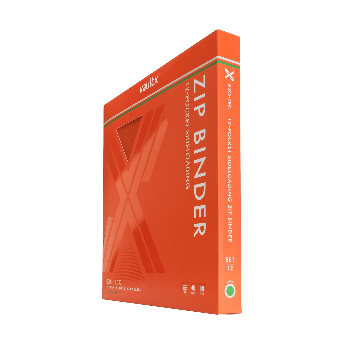 12-Pocket Exo-Tec® Zip Binder SET12