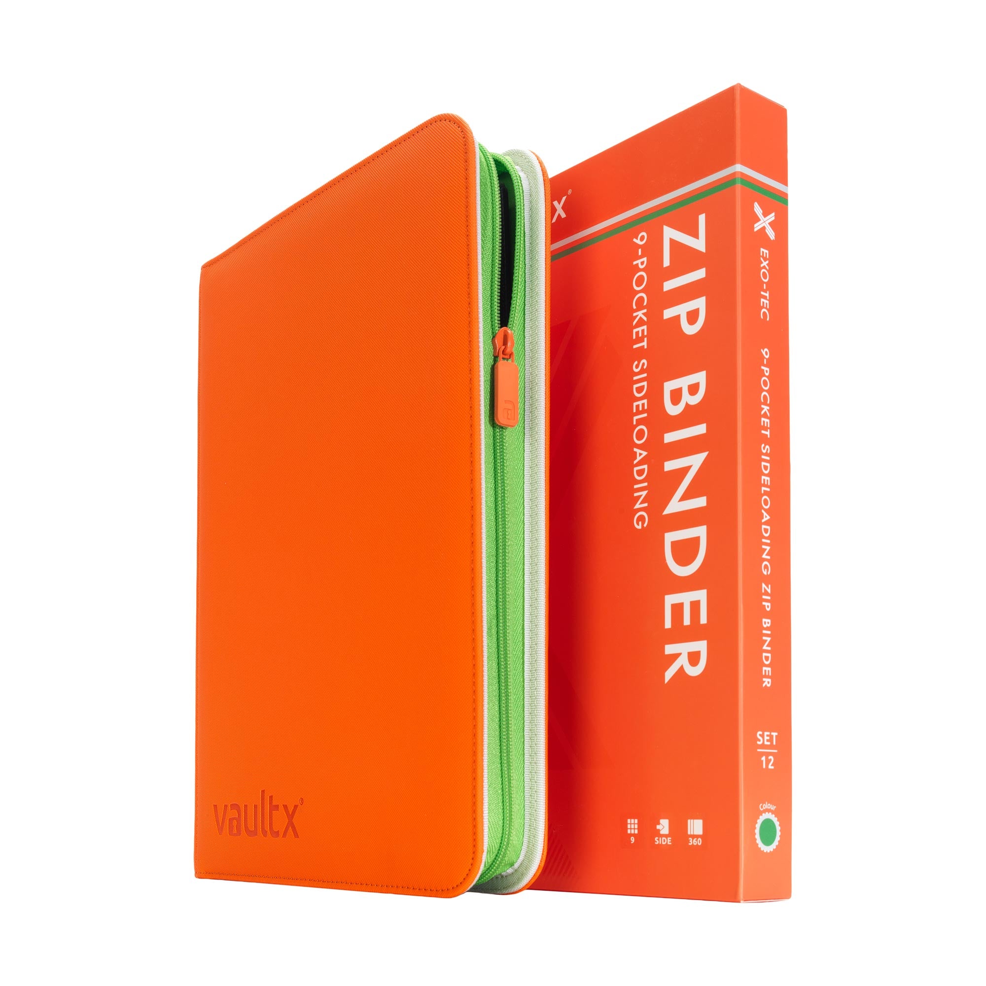 9-Pocket Exo-Tec® Zip Binder SET12 – Vault X UK