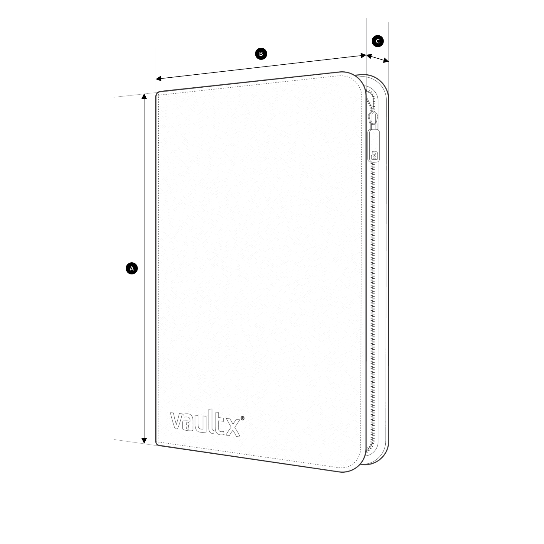9-Pocket Exo-Tec® Zip Binder – Vault X UK