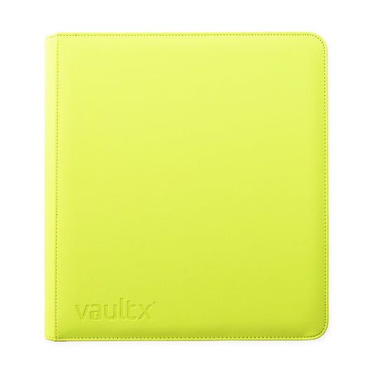 12-Pocket Exo-Tec® Zip Binder Neon Yellow