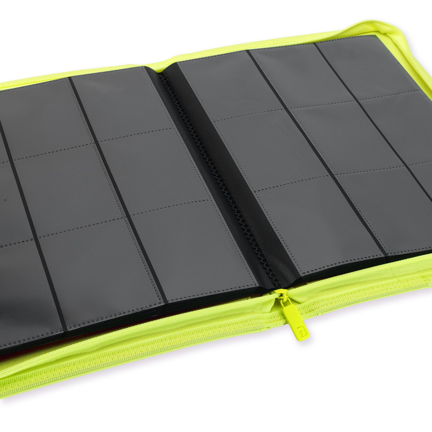 9-Pocket Exo-Tec® Zip Binder Neon Yellow