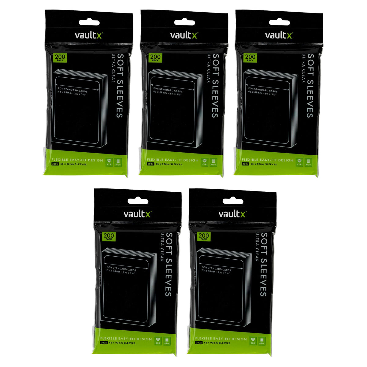 Top Loader Rigid Card Box Soft Card Sleeves – Vault X UK