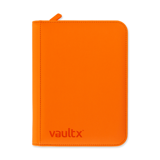 4-Pocket Exo-Tec® Zip Binder Just Orange