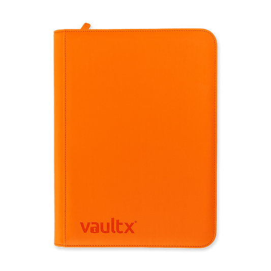 9-Pocket Exo-Tec® Zip Binder Just Orange