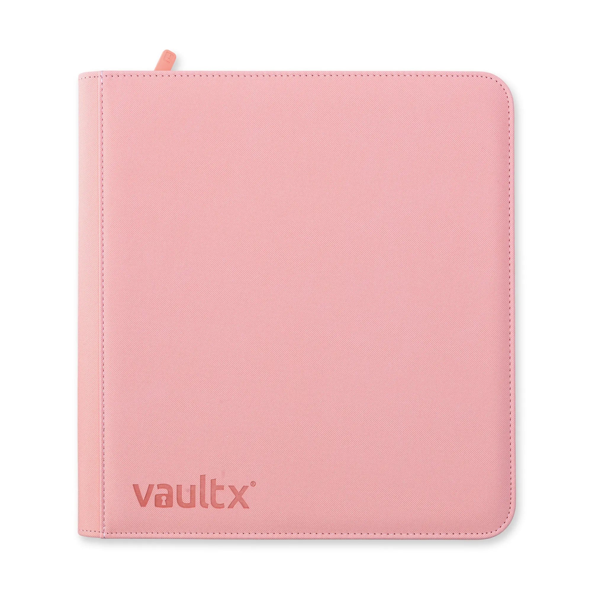 Top Loader Rigid Card Box 12-Pocket Exo-Tec® Zip Binder Just Pink – Vault X UK