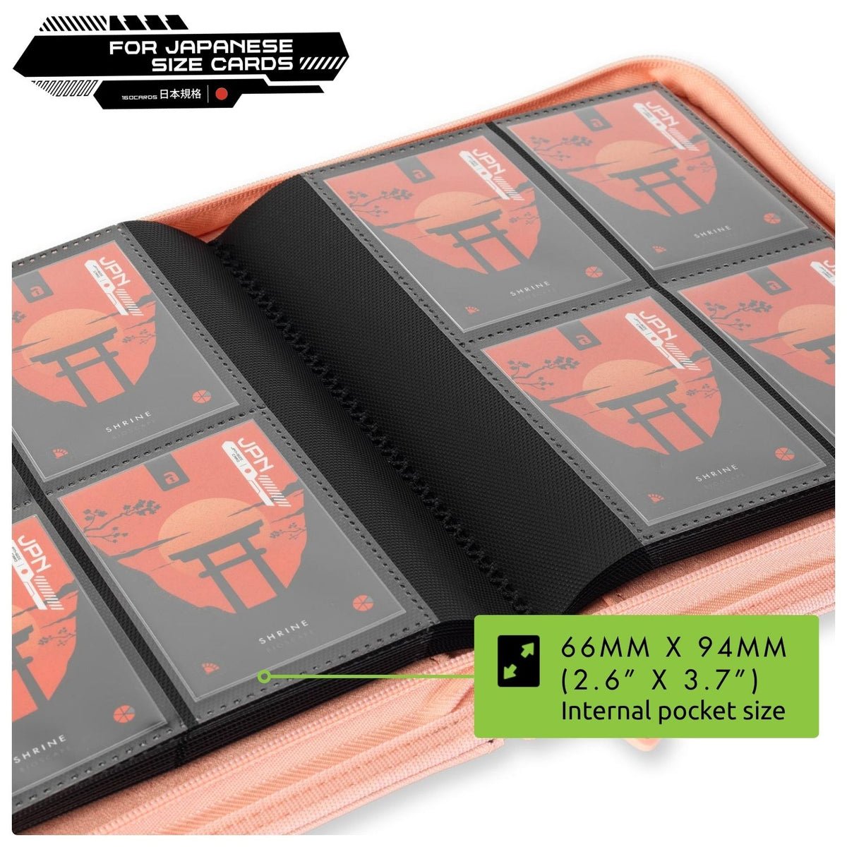 4-Pocket Exo-Tec® Japanese Size Zip Binder