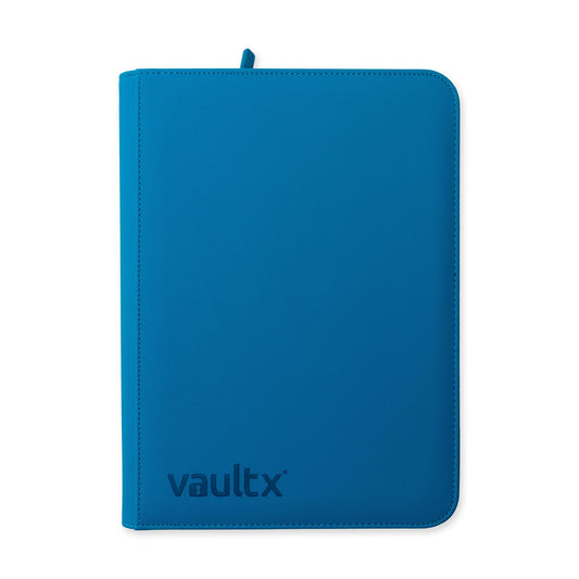 9-Pocket Exo-Tec® Zip Binder Neon Blue
