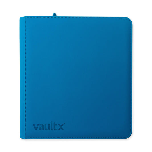 12-Pocket Exo-Tec® Zip Binder Neon Blue