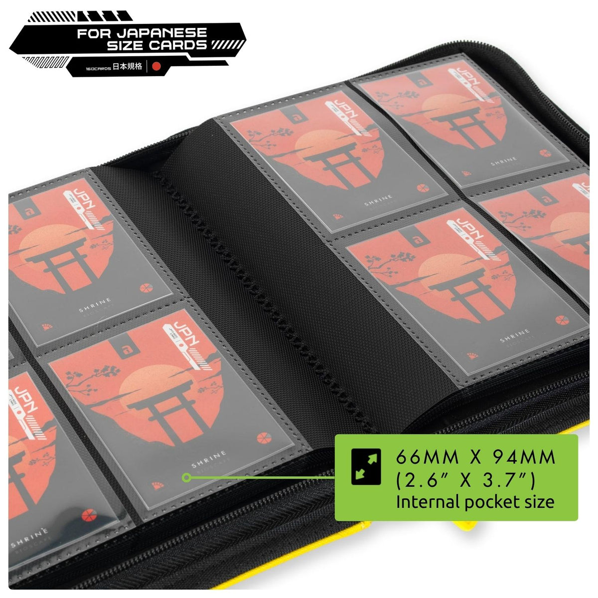 4-Pocket Exo-Tec® Japanese Size Zip Binder