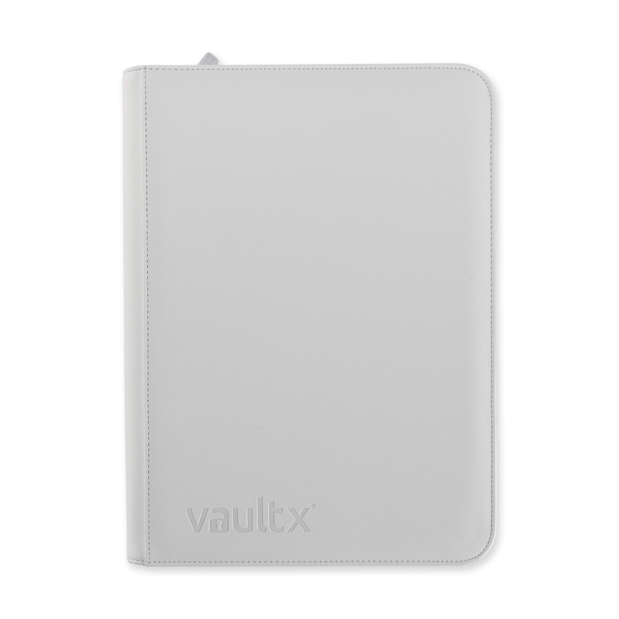 Top Loader Rigid Card Box 9-Pocket Exo-Tec® Zip Binder White Edition – Vault X UK