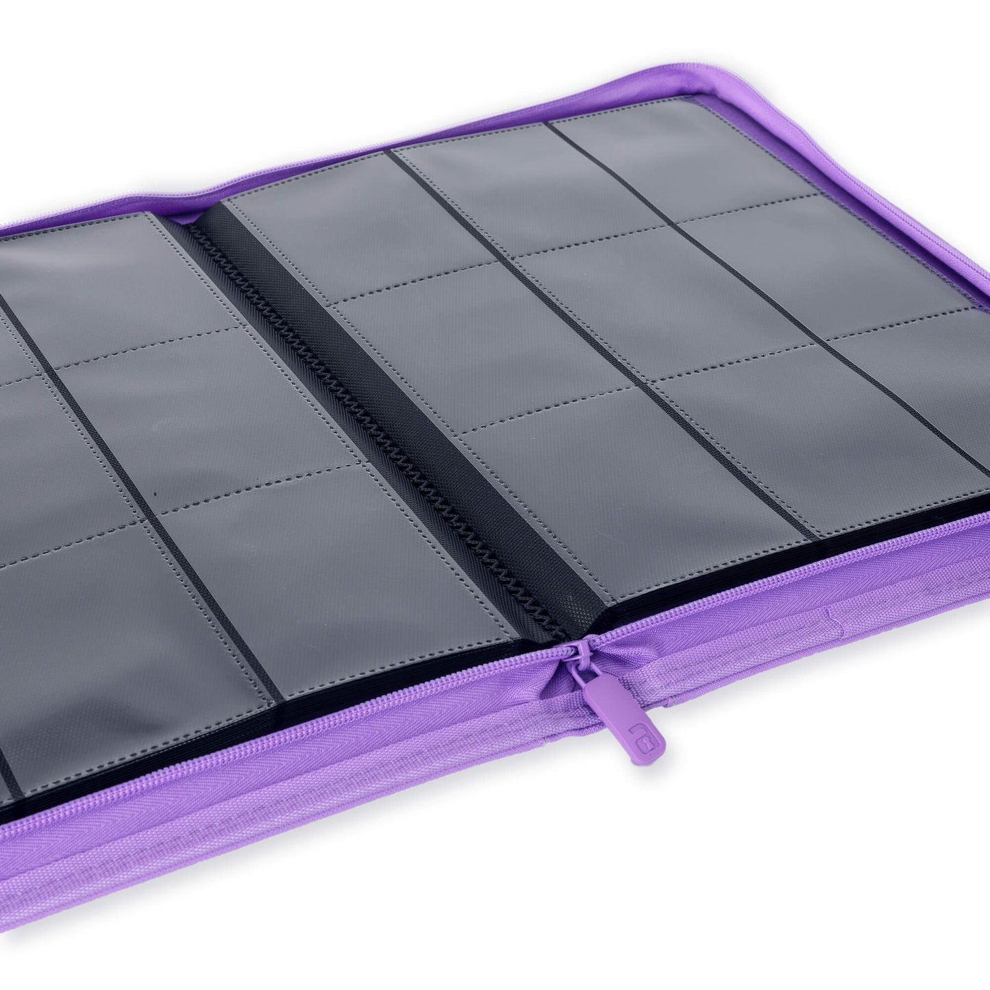 9-Pocket Exo-Tec® Zip Binder Just Purple