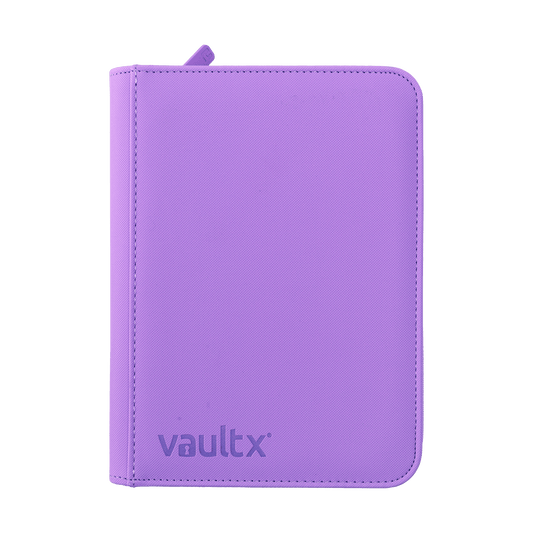 4-Pocket Exo-Tec® Zip Binder Just Purple